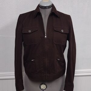 Ralph Lauren Chocolate Brown Utility Jacket